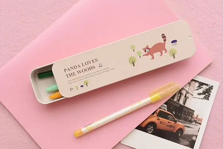 Бесплатная Доставка 1 шт. Каваи Простой Маленький Мультфильм Ящик типа