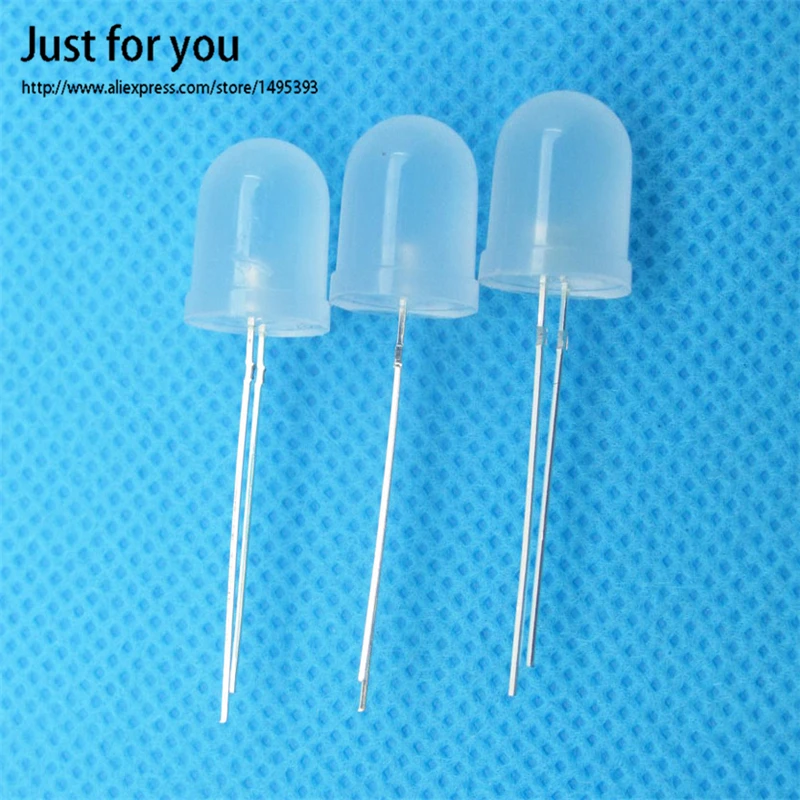 100 шт. Х 10 ММ Рассеянный теплый белый светодиод круглый Топ Молоко Ultra Bright