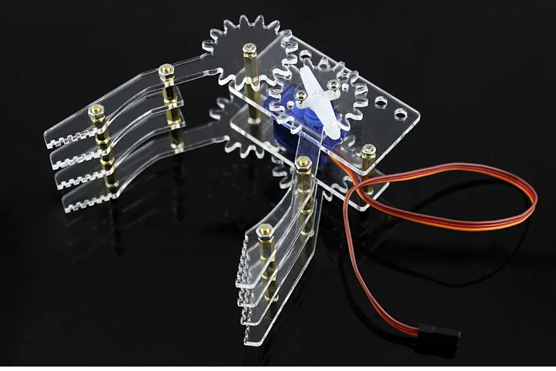 

Акриловый зажим для ручки робота 4 DOF для Arduino, 3D вращающаяся машина, автомобильная рукоятка, набор для самостоятельной сборки робота