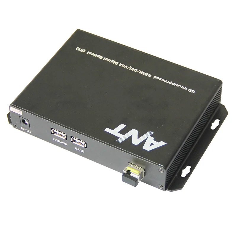 1080P VGA USB мышь и клавиатура KVM волоконно оптический удлинитель одномодовый