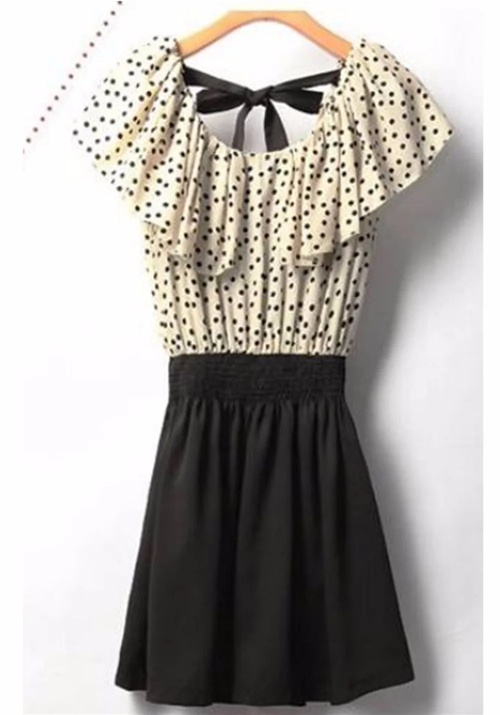 Лидер продаж модные женские туфли платье Для женщин S летние шорты рукавом шифон