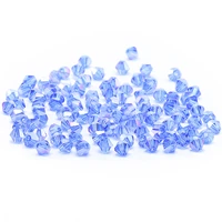 bright blue color4mm 100pc austria crystal bicone beads 5301 diy bracelet necklace jewelry accessories making s 19