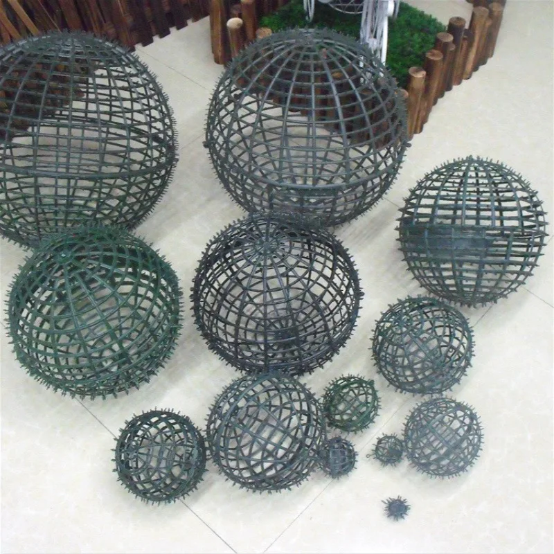 

5PCS artificial plastic flower round ball DIY wedding artificial flower ball accessories shop window decoration fake flower ball