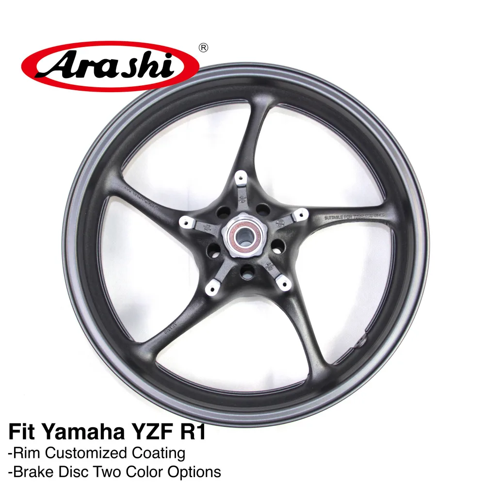 

Arashi YZF R1 2006-2012 Front Wheel Rim For YAMAHA YZF R 1 2006 2007 2008 2009 2010 2011 2012 Motorbike Front Rim YFZ-R1 Black