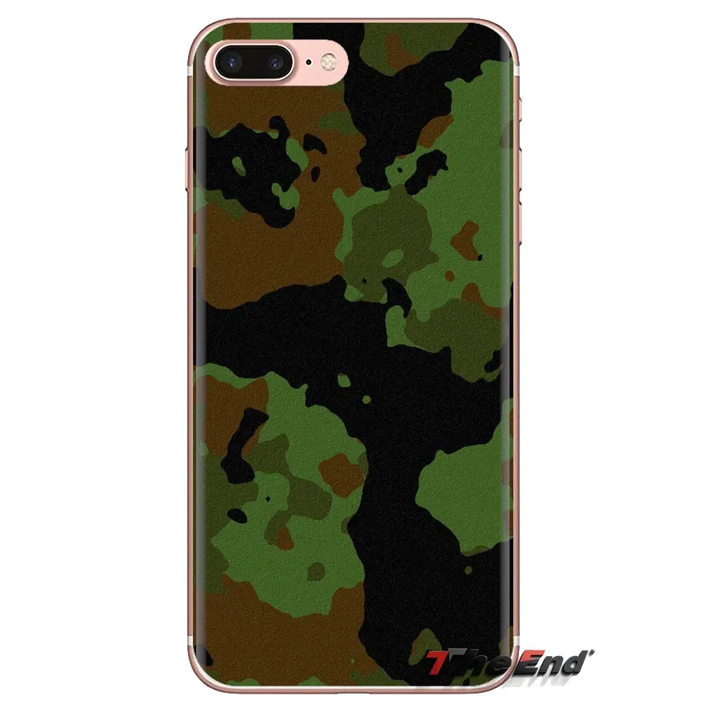 Colorful Army Camo Camouflage Skin For LG Spirit Motorola Moto X4 E4 E5 G5 G5S G6 Z Z2 Z3 G2 G3 C Play Plus Mini TPU Shell Cases |