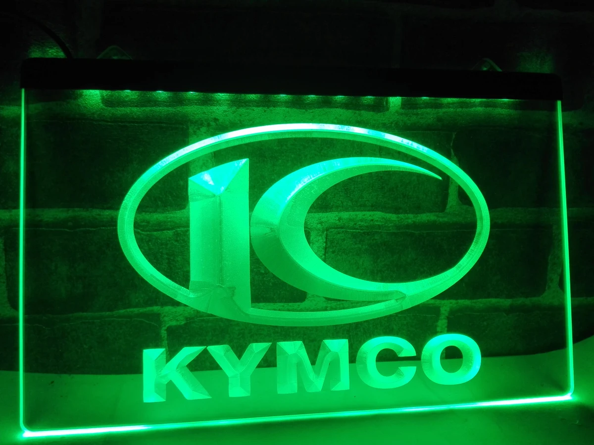 LG171 Kymco светодиодный неоновый светильник знак подвесной для домашнего