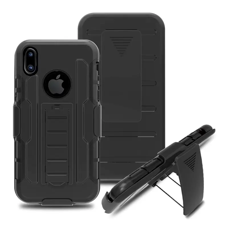 Будущее воин Телефон чехол для iPhone8 с держателем 2in1 Чехол Apple 8 плюс iphonex задняя
