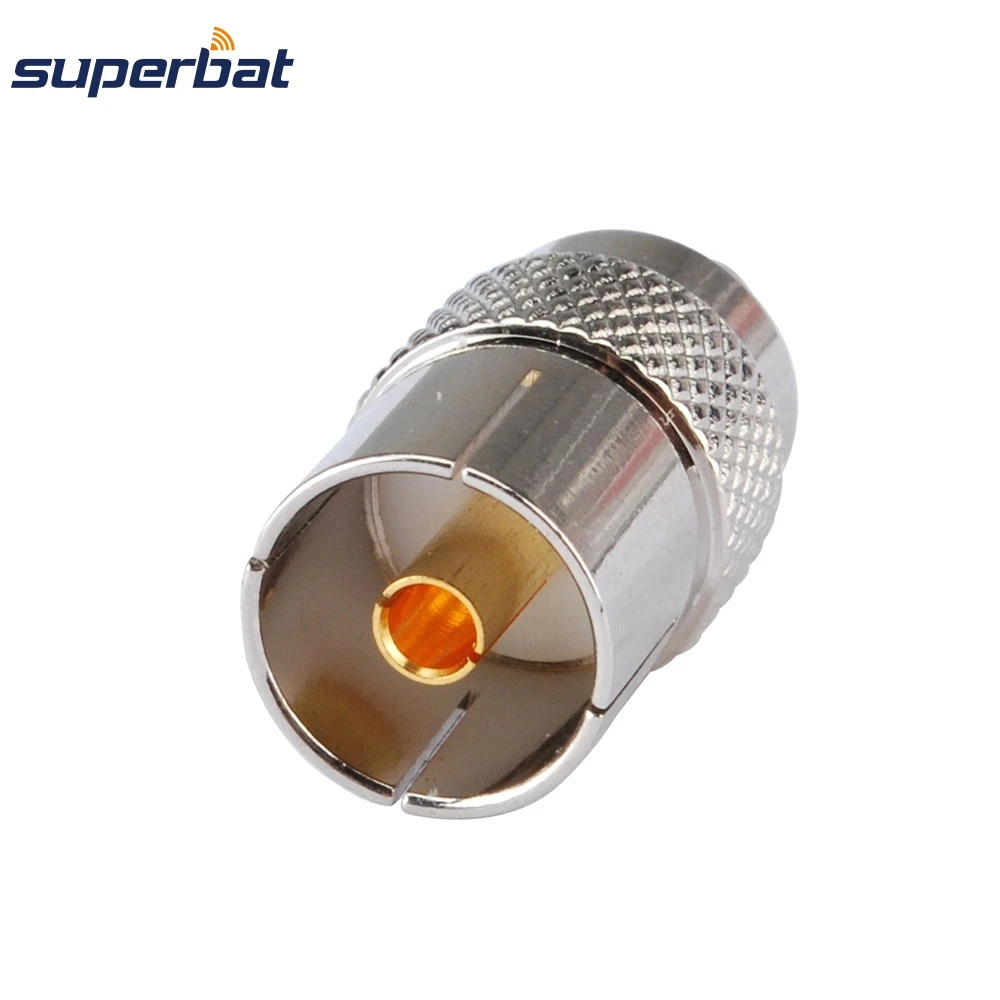 Superbat DVB T TV антенна тюнера адаптер прямой SMB штекер к ТВ разъем коаксиальный