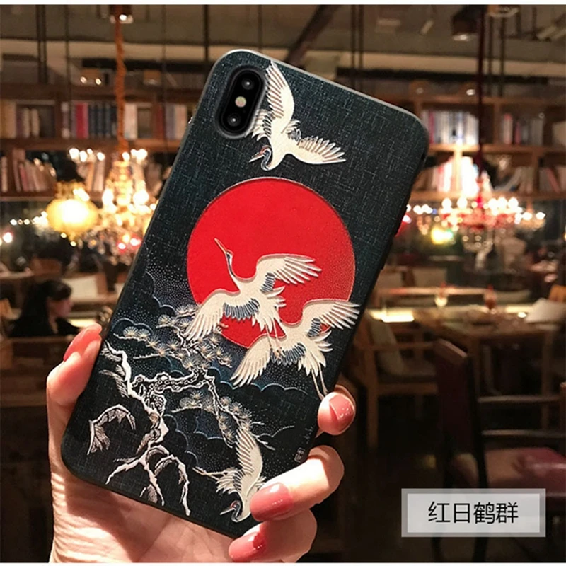 Китайский дракон Телефон чехол для IPhone X Xs Max 6S 6 7plus 8 Plus мобильный телефон мягкий