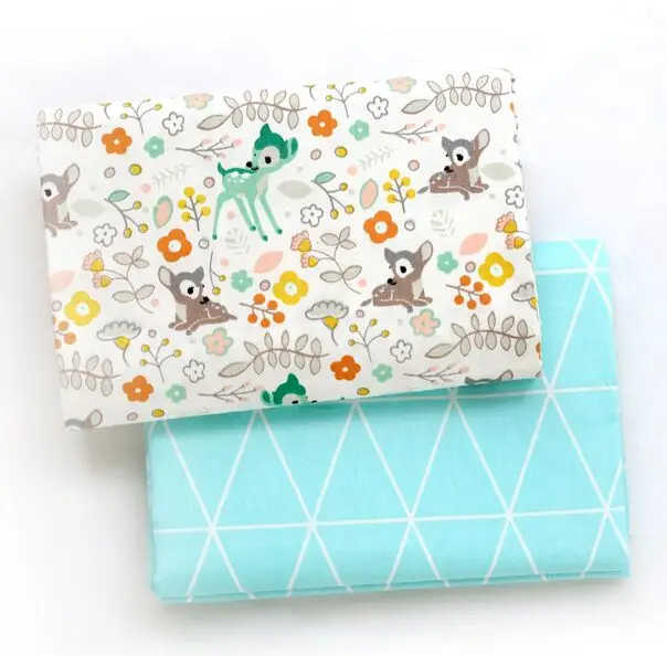 Хлопчатобумажная ткань для рукоделия материал шитья домашний текстиль детского