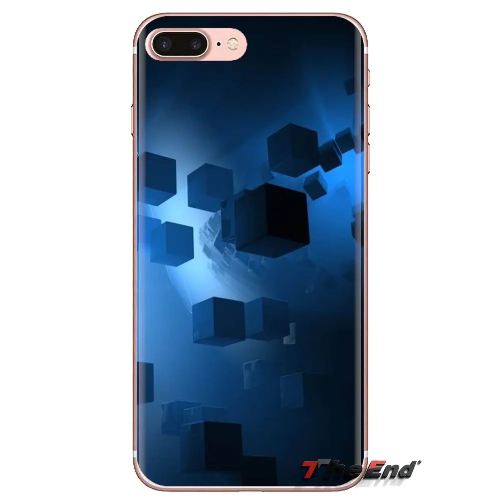 Синие C4D обои прозрачные мягкие чехлы для Samsung Galaxy J1 J2 J3 J4 J5 J6 J7 J8 Plus 2018 Prime 2015 2016 2017 |