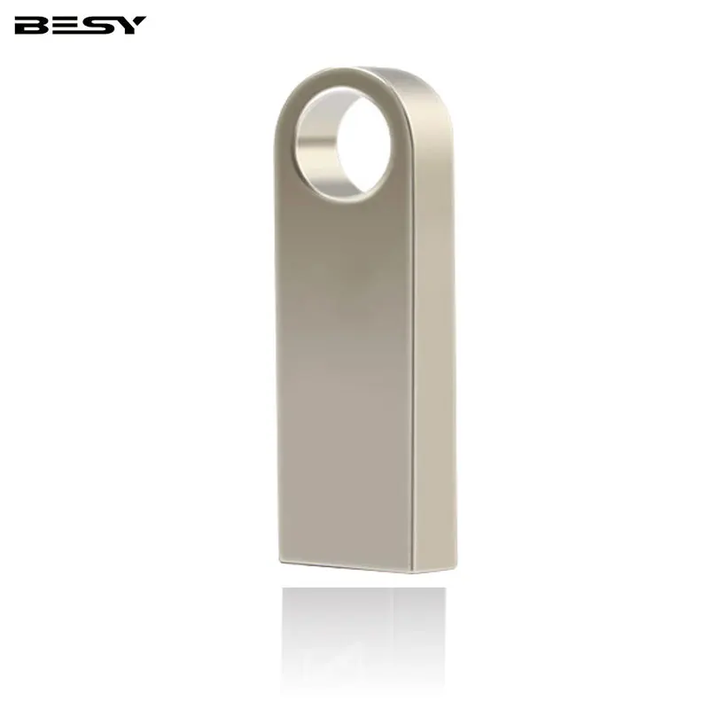 silver SEWEEK USB флеш-накопитель 2 ТБ металлическая Флешка высокоскоростная USB Флешка 32 Гб 64 Гб 256 ГБ 16 ГБ Флешка - Цвет: silver