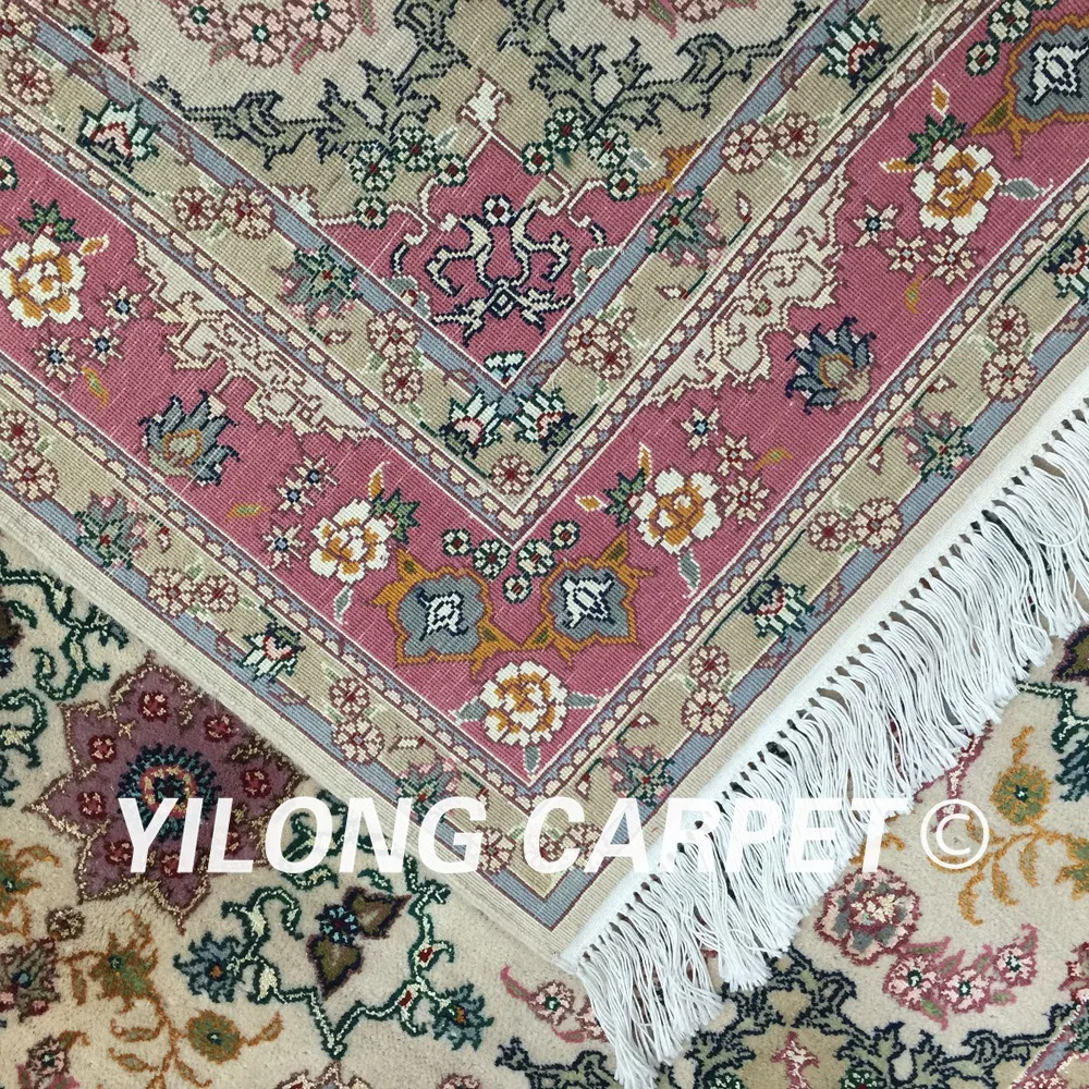 Yilong 4 'x 6' Новый стиль персидский Восточный шерстяной шелковый ковер Прочный