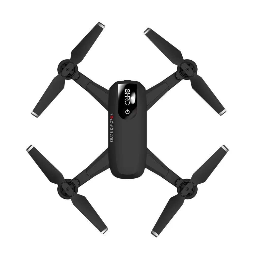 SHRC H1 Дрон wifi 720P камера FPV 18 мин Время полета gps режим слежения за мной складной ударопрочный селфи Дрон RC Квадрокоптер