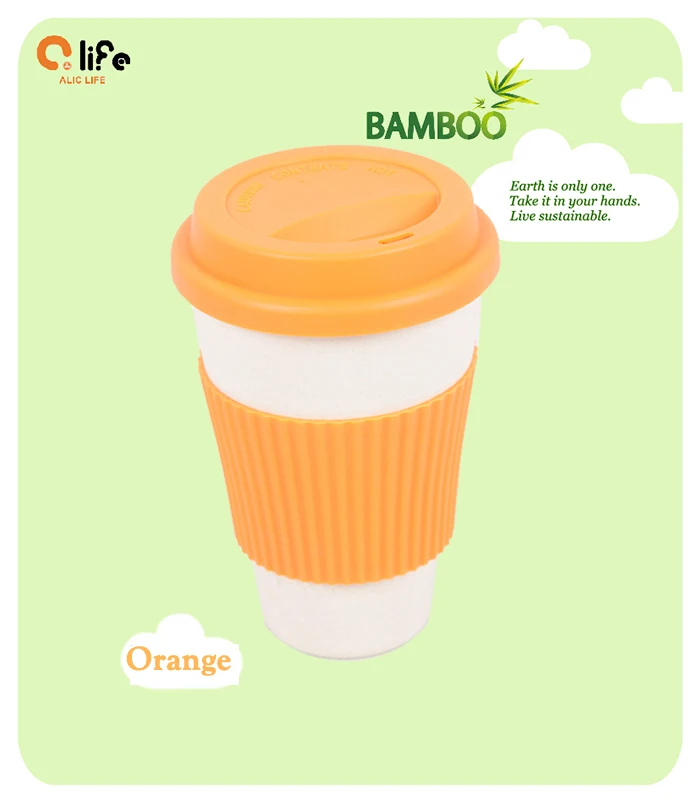 Горячая Эко Керамическая Чашка Кофе Кружки С крышкой здоровый Бамбуковое