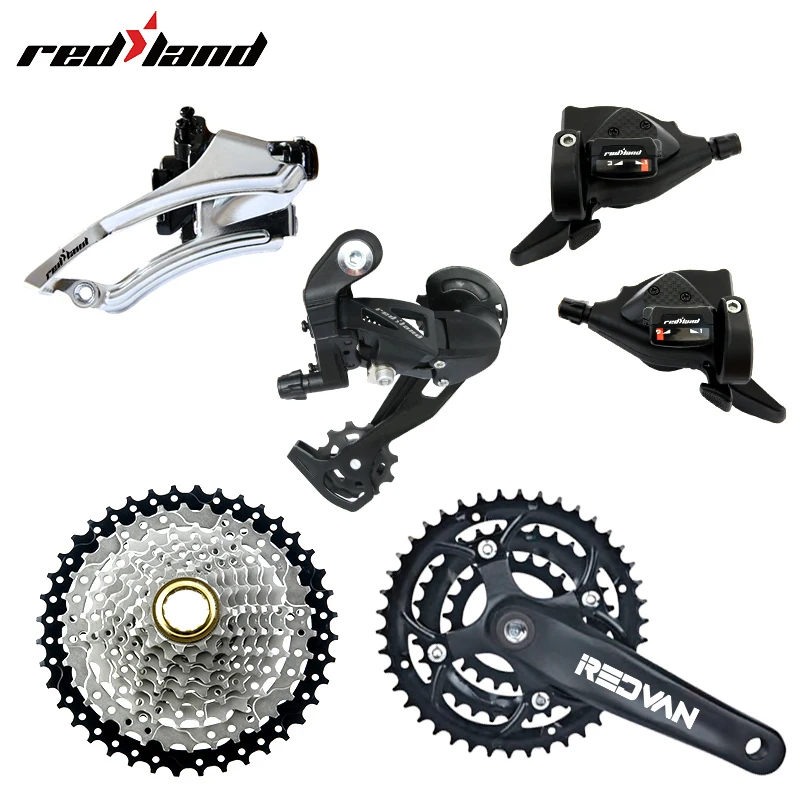 2019 REDLINE Новый MTB велосипед 9 скоростей переключатель группы передний + задний