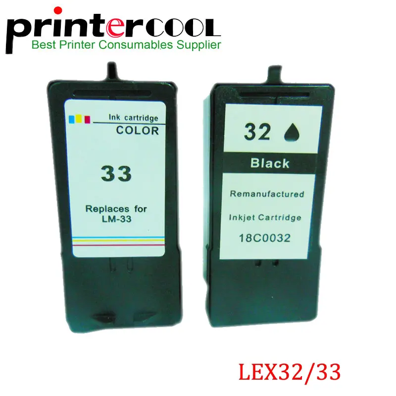 Einkshop 2Pk для Lexmark 32 33 картридж с чернилами X7350 X5450 X5210 X5470 P4350 X7170 Z810 Z812 Z815 Z816 Z818