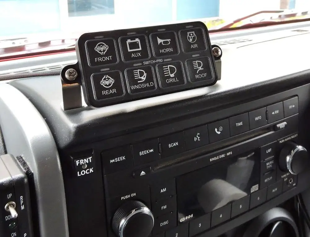 8 Gang LED Switch Panel Slim Touch Control Box with Harness and Label Stickers | Автомобили и мотоциклы