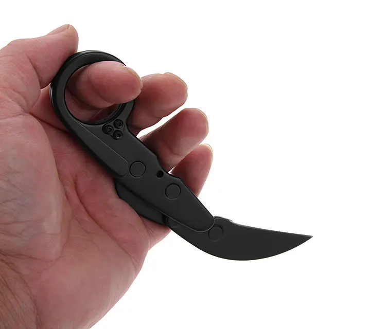 440C Нержавеющая Сталь Открытый EDC выживания Morphing Karambit Многофункциональный механический складной кемпинг режущий канат коготь нож