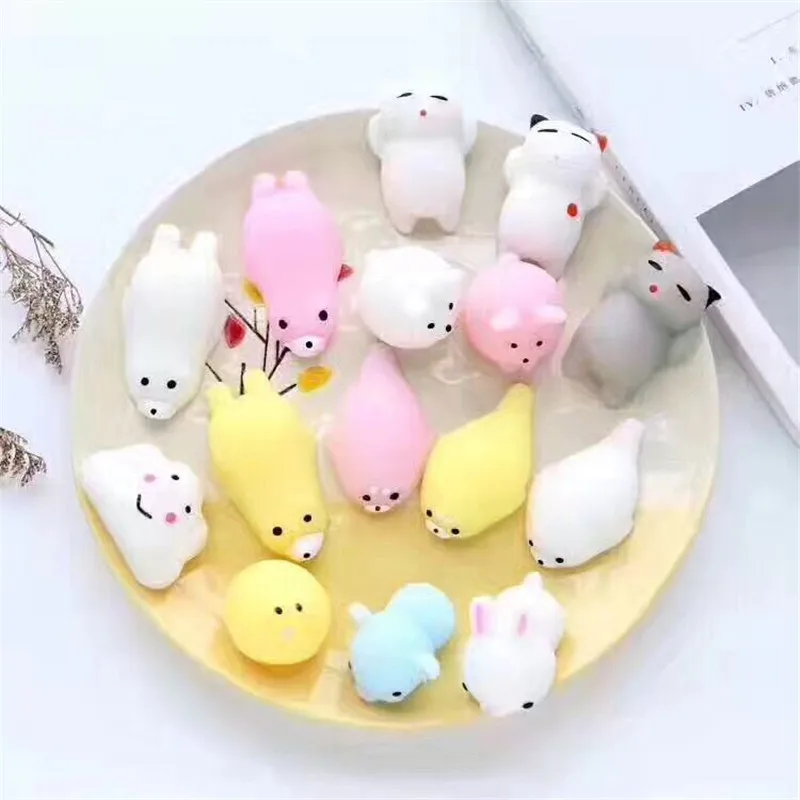 DHL 100 шт./лот милая мягкая игрушка Mochi для детей взрослых антистресс снятия