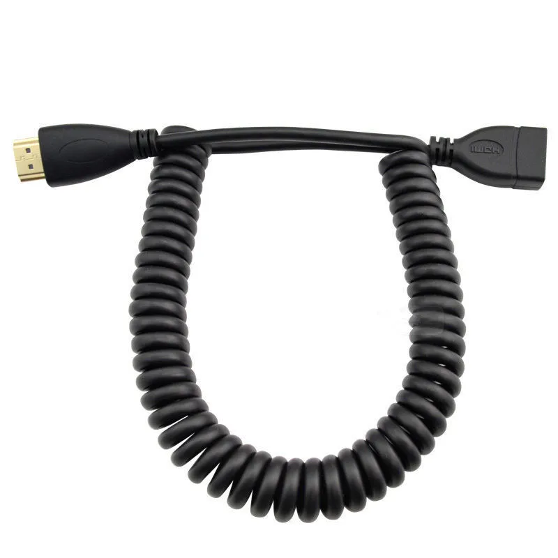 8 футов 2 5 м HDMI A Штекерный к женскому спиральный кабель удлинитель 1080p HDTV|male to male