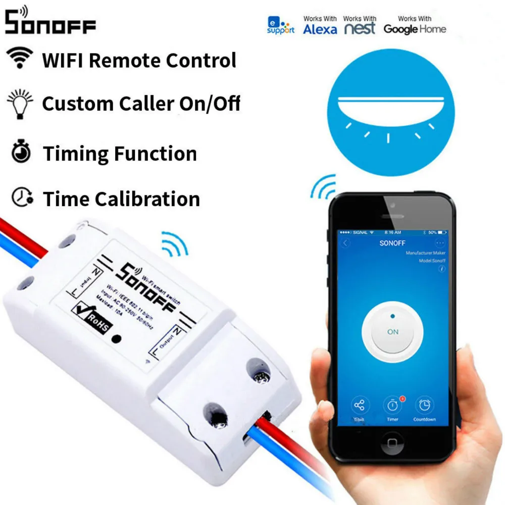 Интеллектуальный выключатель света Sonoff POW R2 в режиме реального времени