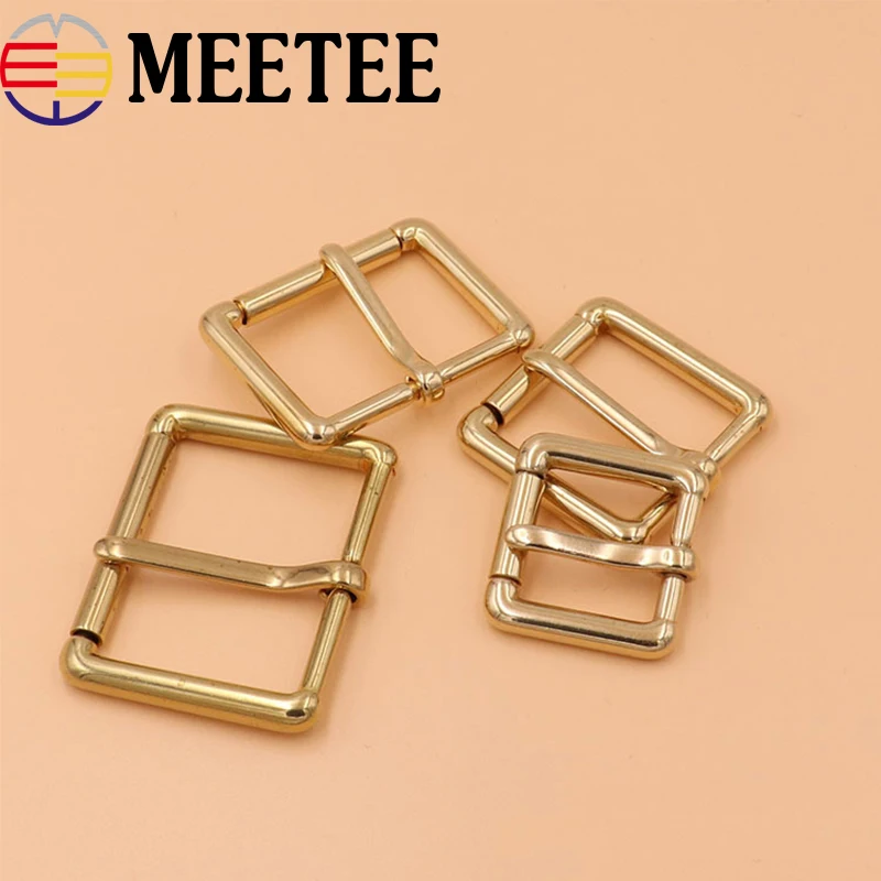 2 шт. Твердый латунный роликовый РЕМЕНЬ Пряжки Металлические Булавки пряжки для