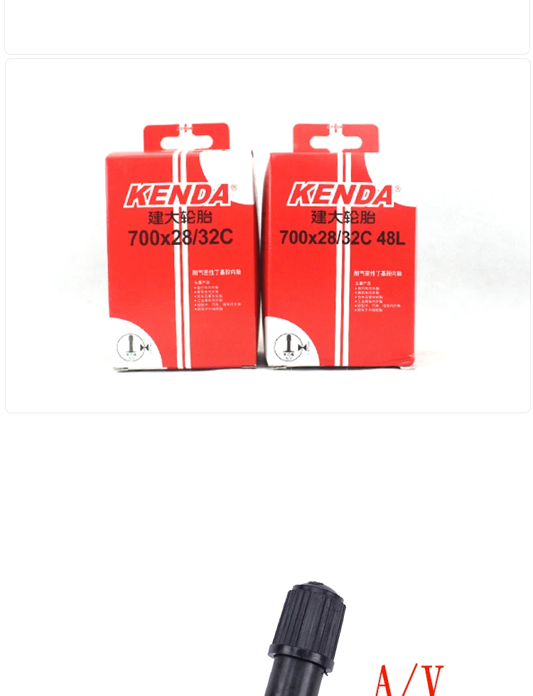 Kenda внутренняя шина для велосипеда, горного велосипеда велосипед реагенты обогащения бутил резиновая велосипедов камерная шина 700*18 23 25 28 см/32 см; большие размеры 35-43 и выше, 45C Американский клапан