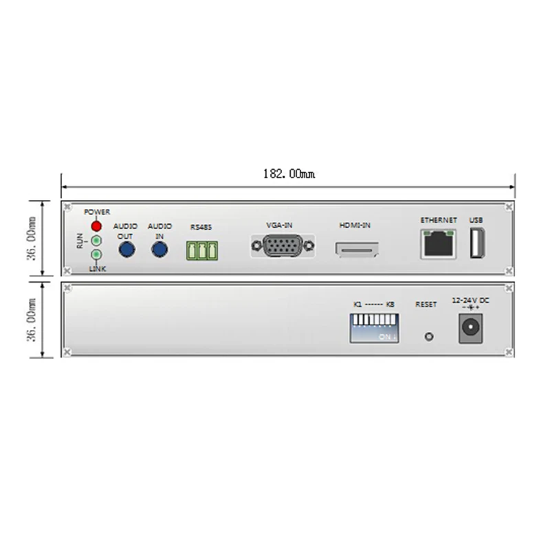 DS2000 HDMI энкодер ONVIF NDI энкодер|Компьютерные кабели и разъемы| |