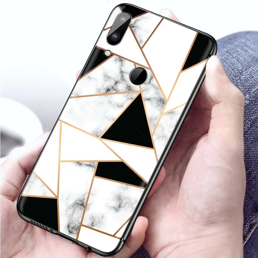 Милый красочный чехол Lavaza с геометрическим рисунком мрамора для Xiaomi Redmi Note 8 8A 7 6 6A
