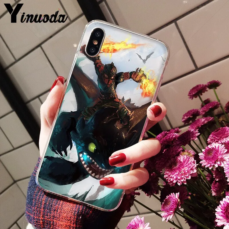 Yinuoda Беззубик Как приручить дракона HTTYD чехол для телефона Apple iPhone 8 7 6 6S Plus X XS MAX 5 5S