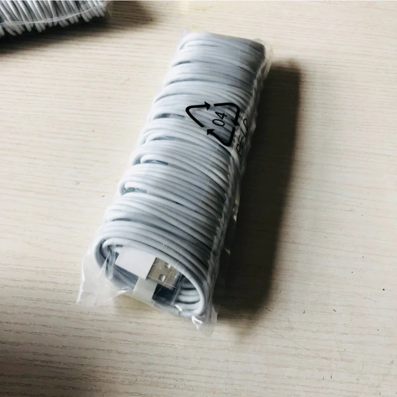 10 шт./лот для iPhone 4, 4S, 3g, S, 3g, iPad 1, 2, 3, iPod Nano itouch, 30 Pin, высококачественный кабель для быстрой зарядки, адаптер, шнур для синхронизации данных - Цвет: Белый