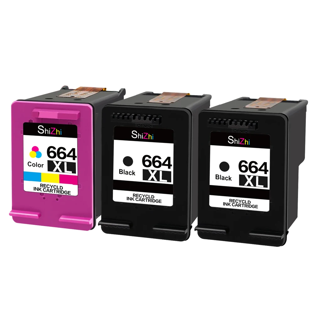 Чернильный картридж SHIZHI 3PK совместимый с HP 664 664XL для Deskjet 1115 2135 3635 2138 3636 3638 4535 4536 4538