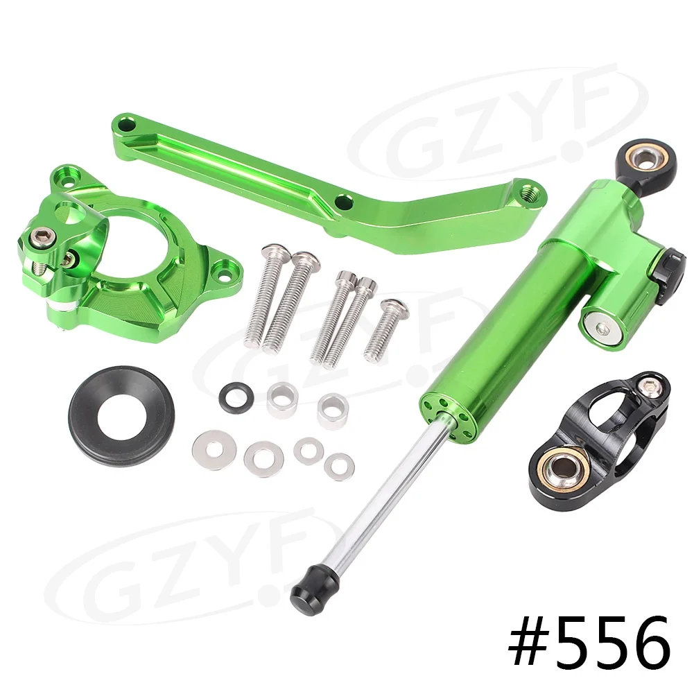 GZYF 1 комплект ЧПУ Алюминий рулевой демпфер Стабилизатор кронштейн для Kawasaki Z1000 2014