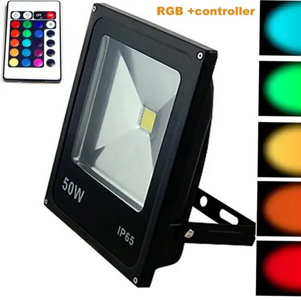 Уличный Светодиодный точечный светильник 10 Вт 20 30 50 RGB прожектор