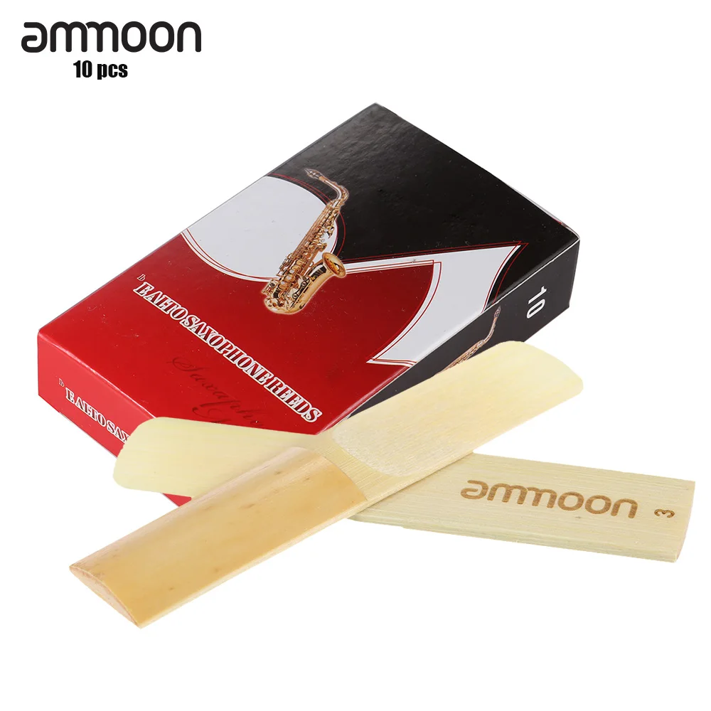 Ammoon 10 пак штук прочность 2 5 бамбука тростника для Eb альт Саксофон саксофон