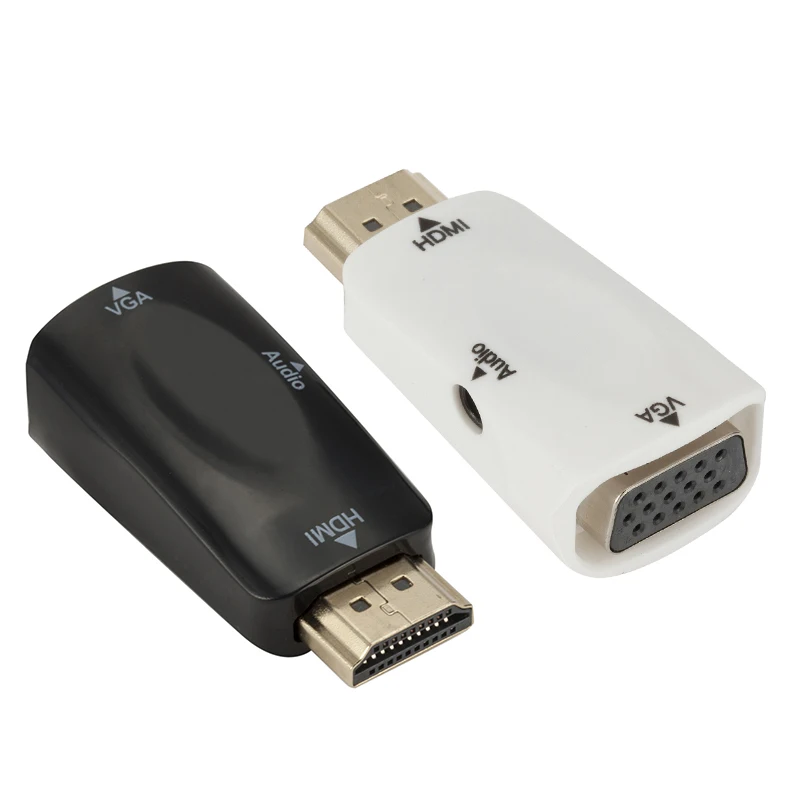 HDMI к VGA 15 Pin адаптер аудио кабель конвертер для ПК ноутбука ТВ коробка компьютер