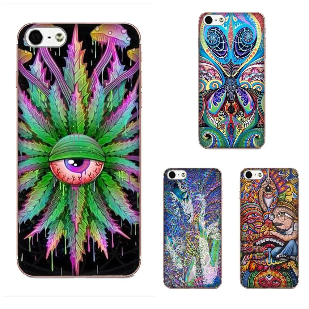 Для Xiaomi Redmi Note 2 3S 4 4A 4X5 5A 6 6A Pro Plus Мягкий дизайн Dmt Psychedelic Hallucinogen Lsd