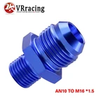 VR - BLUE Male 10AN 10 An Flare to M16x1.5 (мм) метрический прямой фитинг порта 10To M16 * 1,5. Адаптер VR-SL816-10-163-011