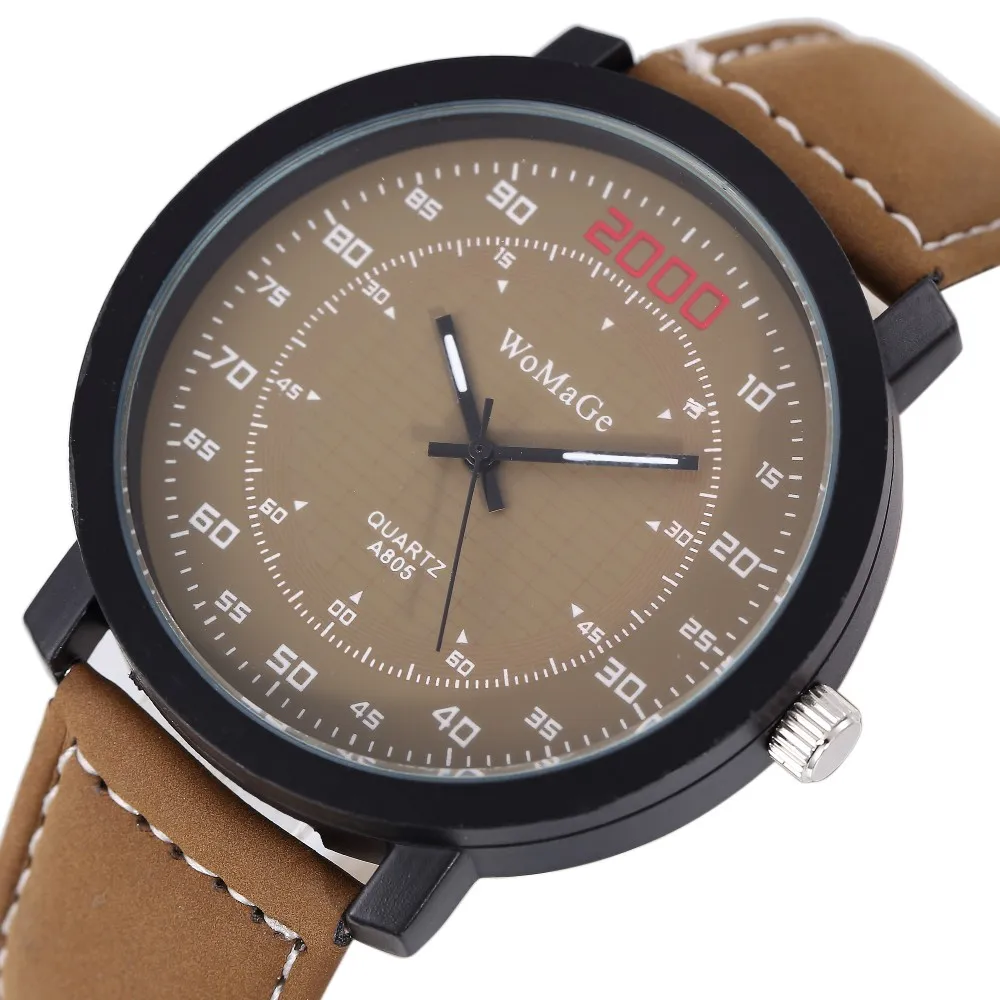 Часы Relojes Hombre мужские спортивные Модные Кварцевые водонепроницаемые с большим