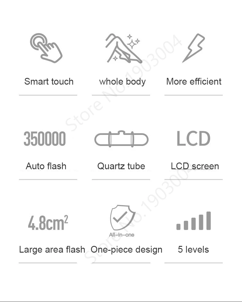Lescolton IPL эпилятор, постоянное лазерное удаление волос с ЖК-дисплеем, лазерный триммер для бикини, фотоэпилятор