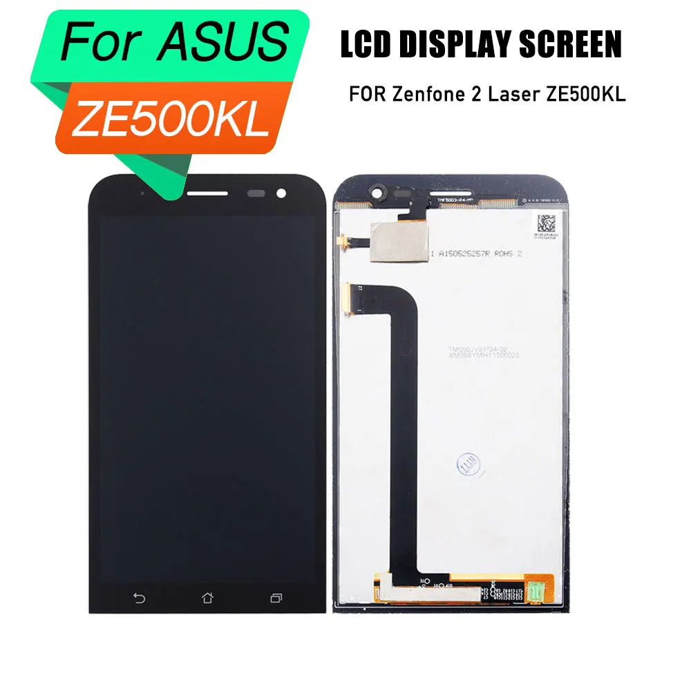 Замена LCDs для ASUS Zenfone 2 Laser ZE500KL дисплей ЖК экран дигитайзер ремонта с бесплатным