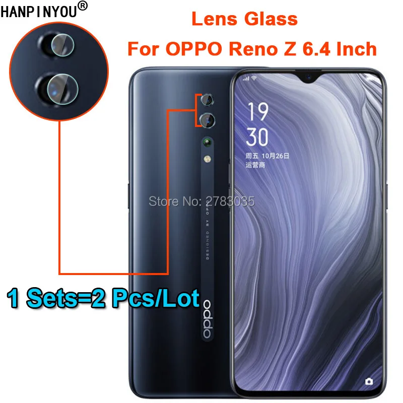 1 комплект = 2 шт. для OPPO Reno Z 6 4 &quotПрозрачная ультра тонкая задняя крышка объектива