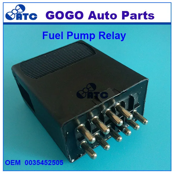 GOGO реле топливного насоса для MercedesBenz 420SEL 560SEL 560SL 560SEC 1986 1991 OEM 0035452505|fuel pump relay|fuel