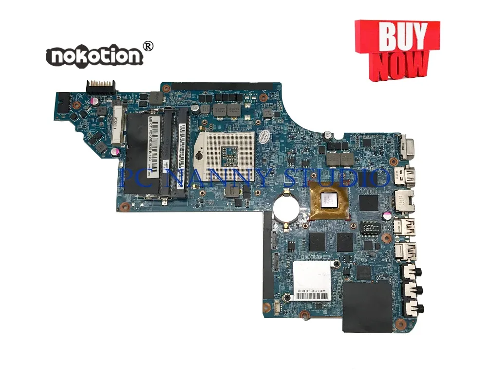 Pananny 665341 001 для hp DV6 6000 Материнская плата ноутбука HM65 DDR3 HD6770 испытания|Материнские