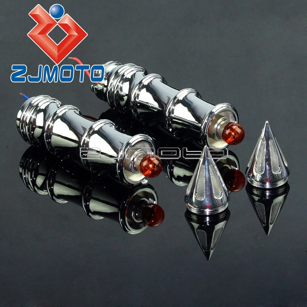 Хромированные универсальные мотоциклетные ручки 7/8 "для Honda VTX 1300 1800 VT1300C шипы с