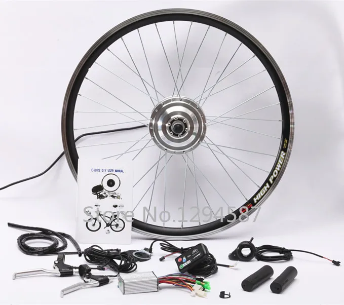 Бесплатная доставка комплект мотора ступицы электровелосипеда 36 В 350 Вт для