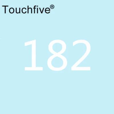 182 TOUCHFIVE опционально цвет соответствия искусство маркеры Кисть ручка эскиз на спиртовой основе маркеры двойная головка манга ручки для рисования товары для рукоделия - Цвет: 182