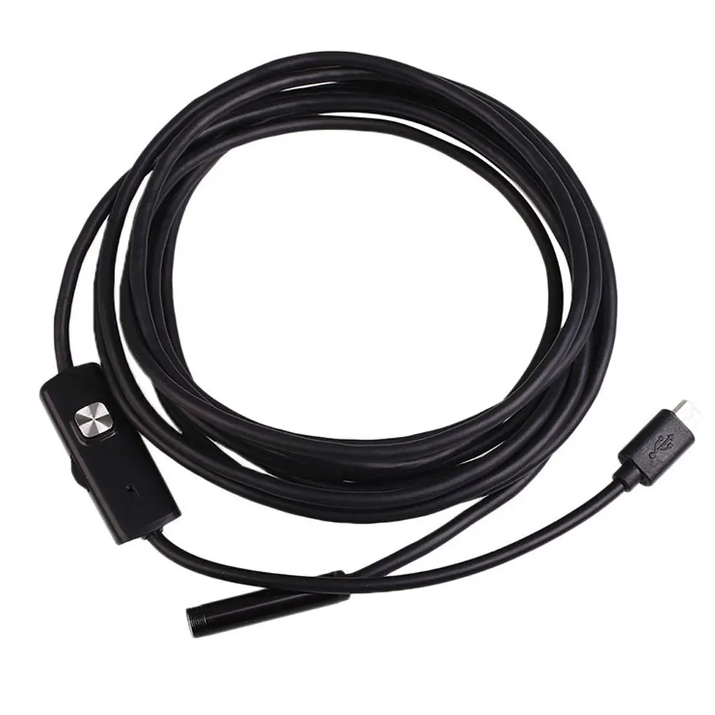 1 5 м 7 мм водонепроницаемый IP67 Android эндоскоп осмотр USB бороскоп трубка змея мини