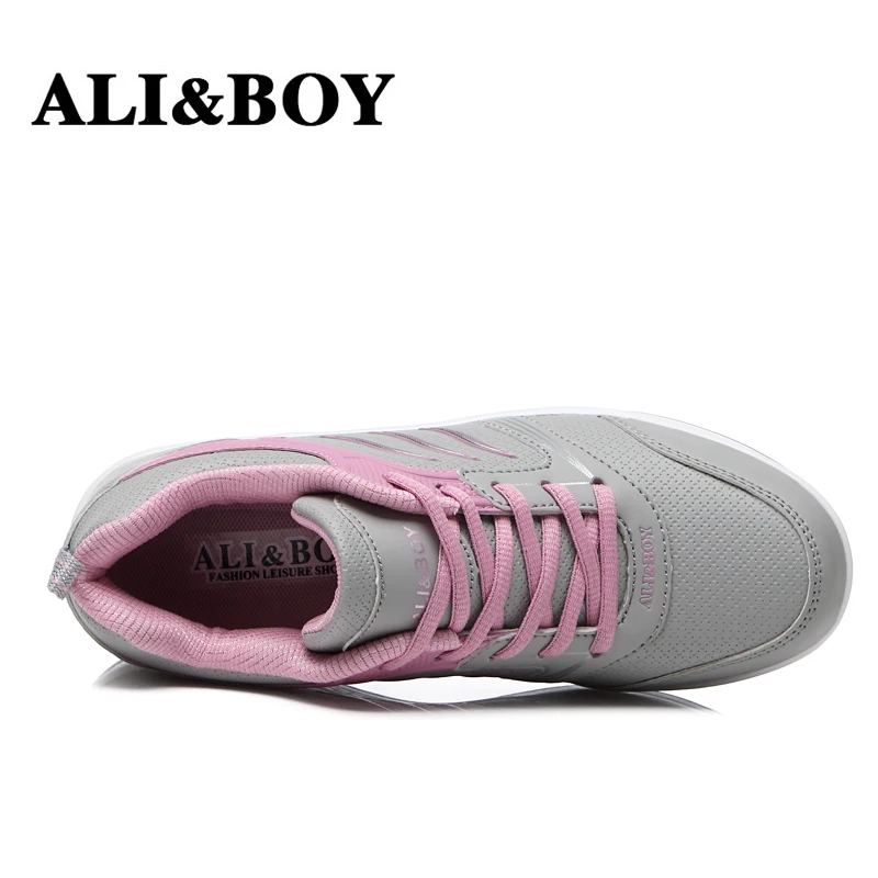ALI & BOY/2017 г. Женская обувь для бега на платформе увеличивающая рост 5 см женские